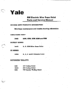 YALE EW Gen Prod Info